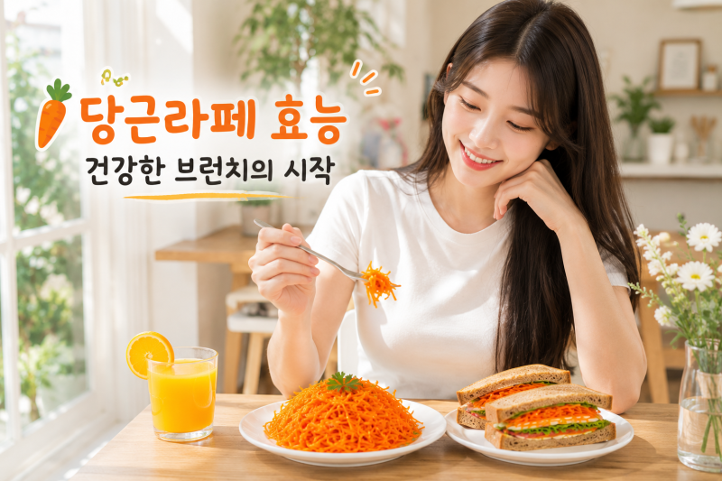 당근라페 효능, 매일 먹으면 좋은 이유와 부작용까지