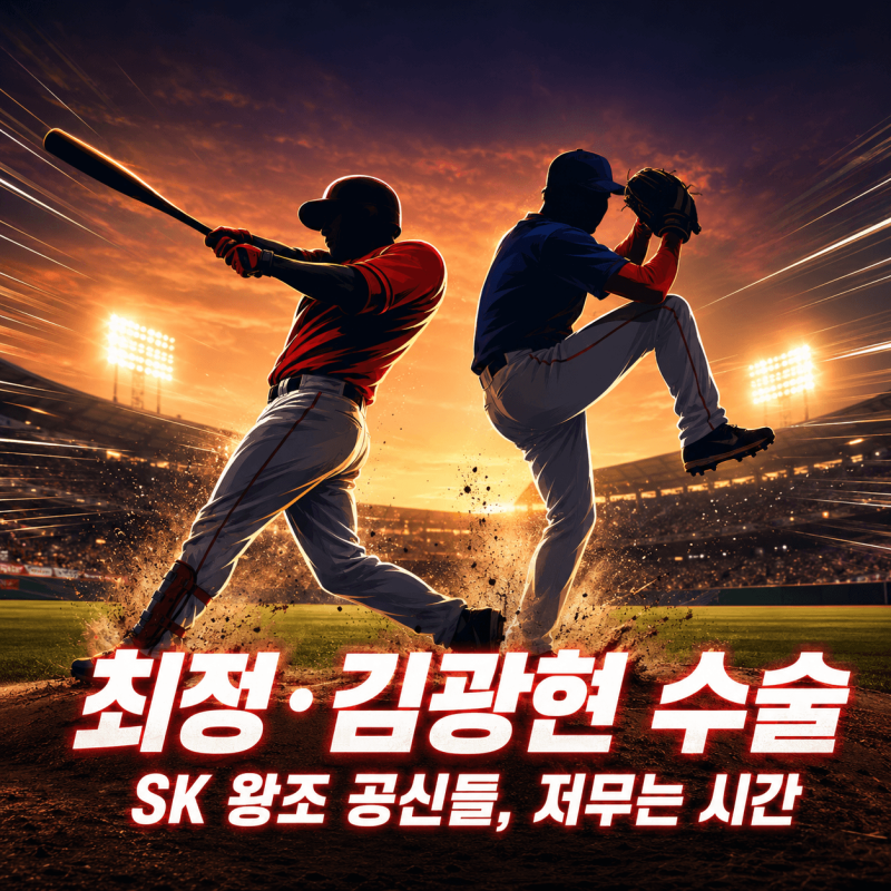 최정·김광현 수술, SK 왕조 공신들 - 538홈런 12개 남기고 멈춘 51일의 기록