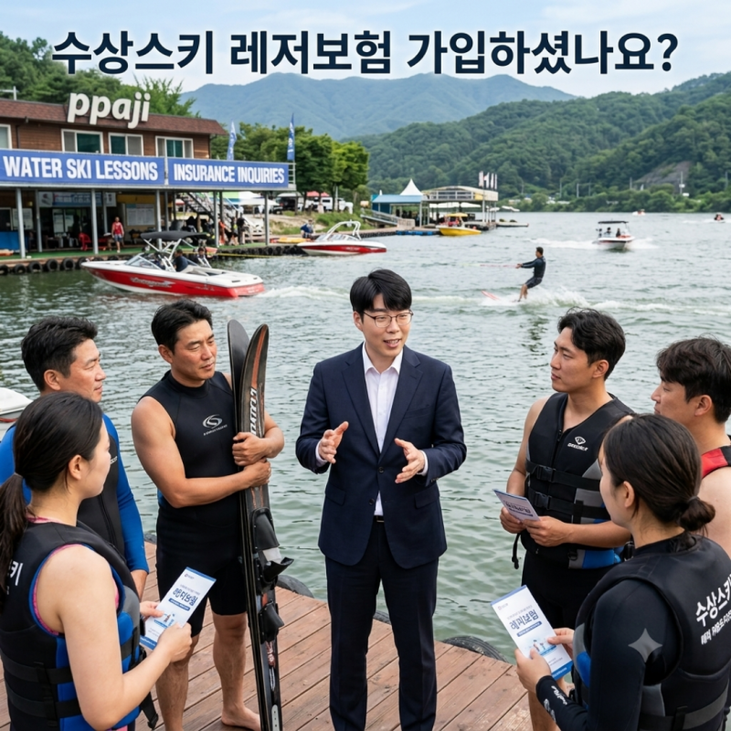 수상스키 레저보험 아직 가입 전이라면 꼭 확인하세요.