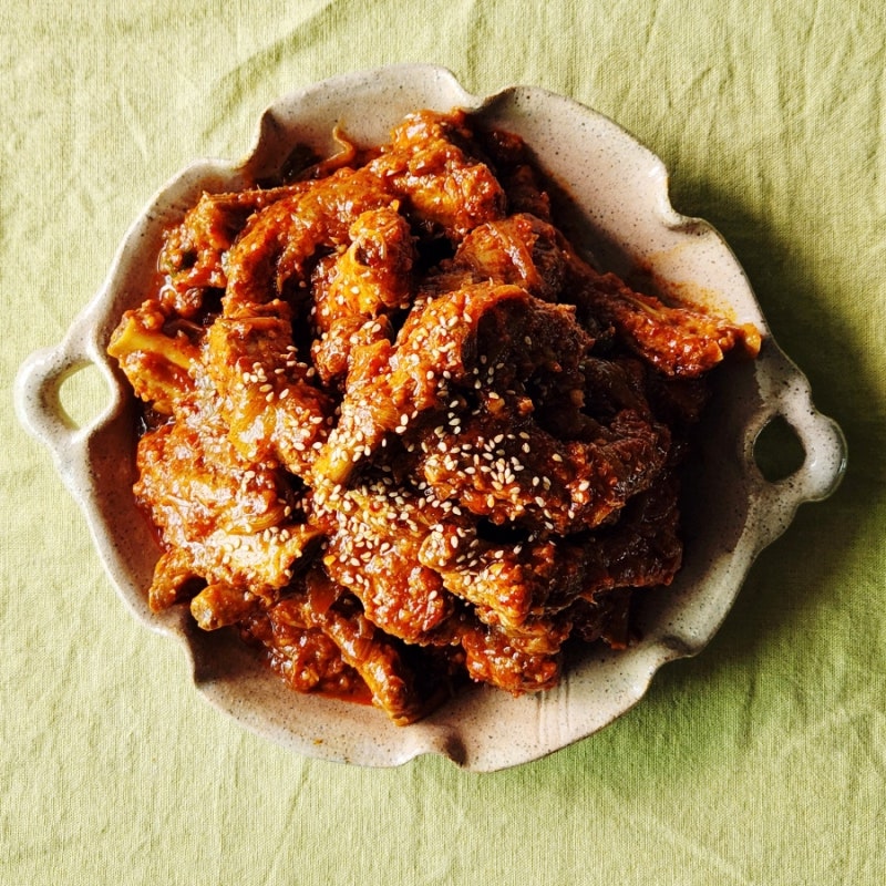 류수영 매운 갈비찜 양념 레시피 매콤 갈비찜 만들기