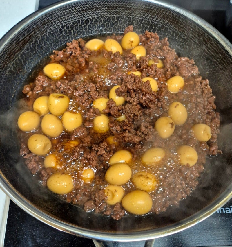 소고기 다짐육 장조림 만들기(소보로 장조림), 코스트코 다짐육 활용