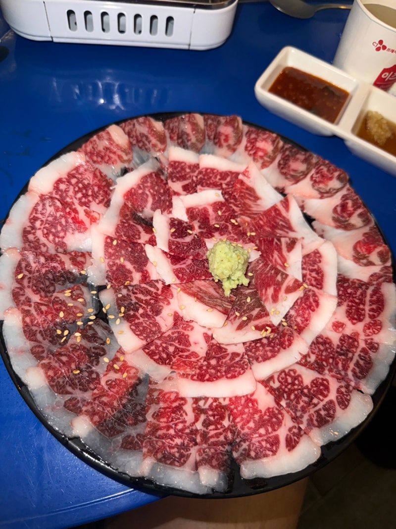 광안리 근처 포차 남천동 부산수퍼 – 차돌 육사시미, 부산꽃게탕