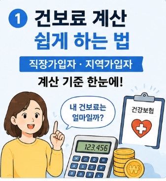 건보료 계산 쉽게 하는 법｜직장가입자·지역가입자 기준 한눈에