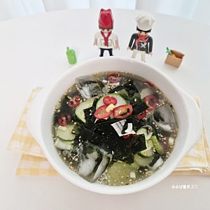 냉면육수로 만드는 미역오이냉국, 시원 여름 레시피