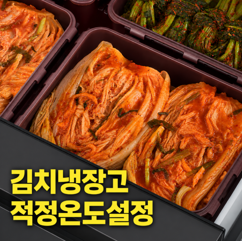 사계절 김치냉장고 적정 온도 설정 꿀팁