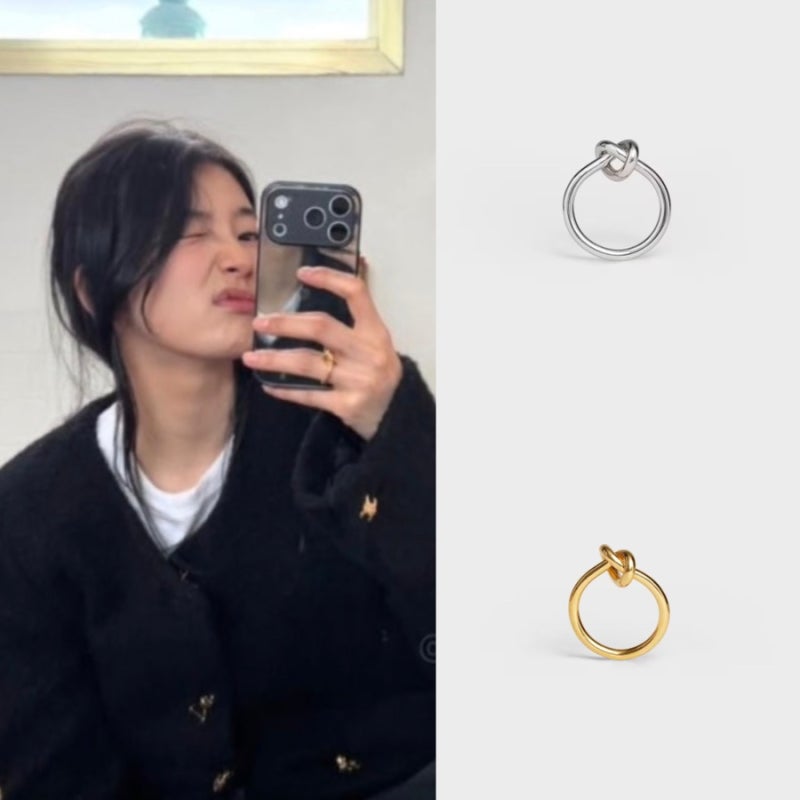 Luxury Ring in the 500,000 Won Range Sells Out: Suzy's Favorite Celine Knot Ring