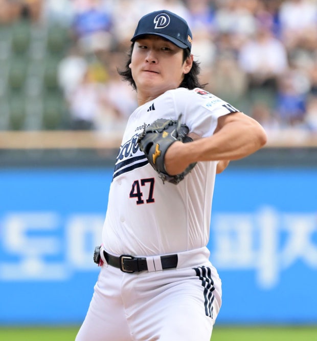 최고구속 158km 곽빈 시즌 9승, 두산 연패 탈출