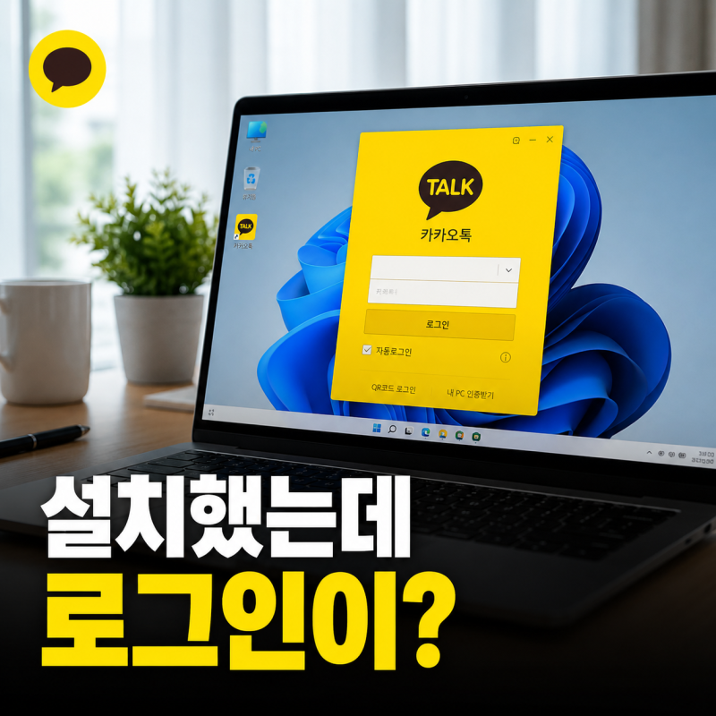 카카오톡 PC버전 다운로드 및 설치 방법 (2026년 기준)