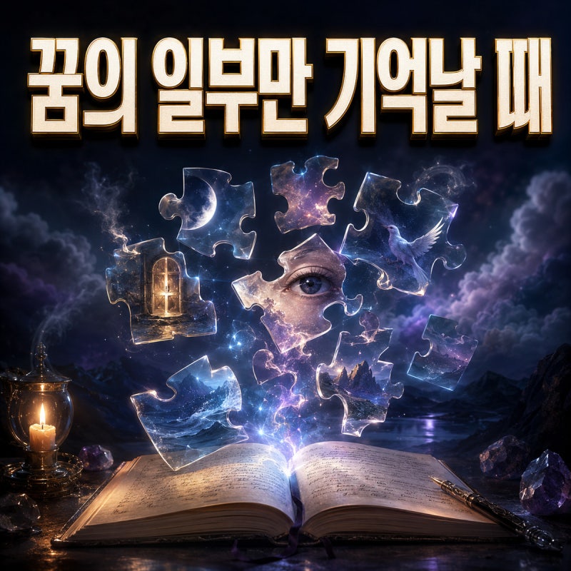 꿈의 일부만 기억날 때 해몽하는 방법