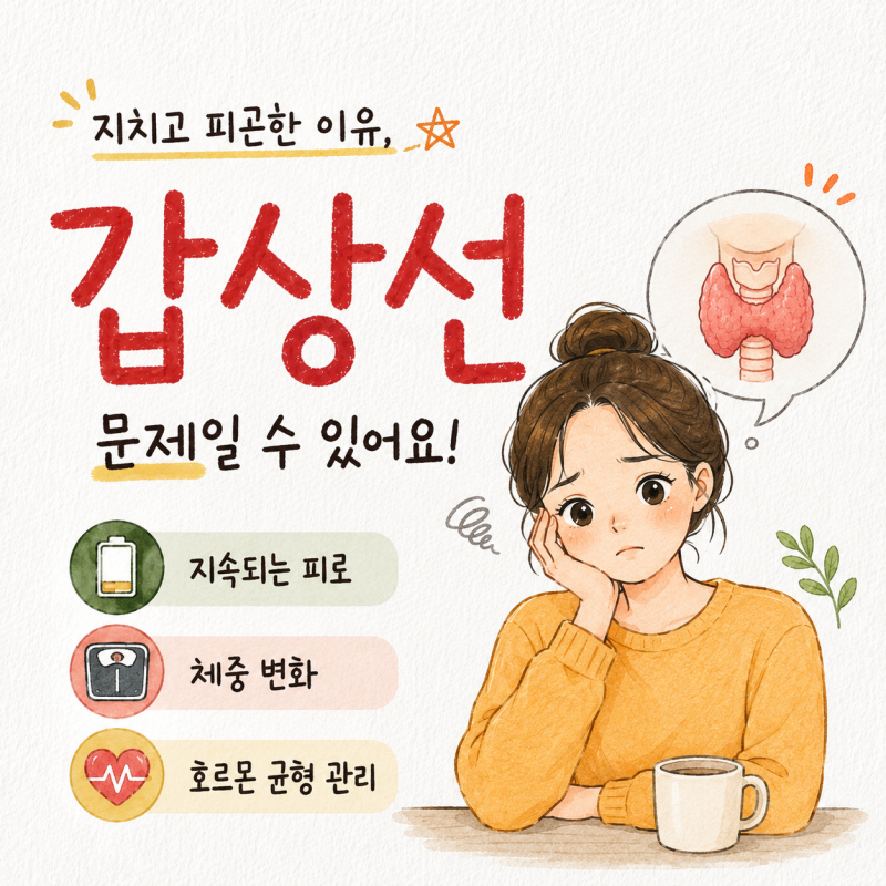 일상생활 속 피로감, 혹시 갑상선 문제일까요? 원인과 관리 방법 알아보기