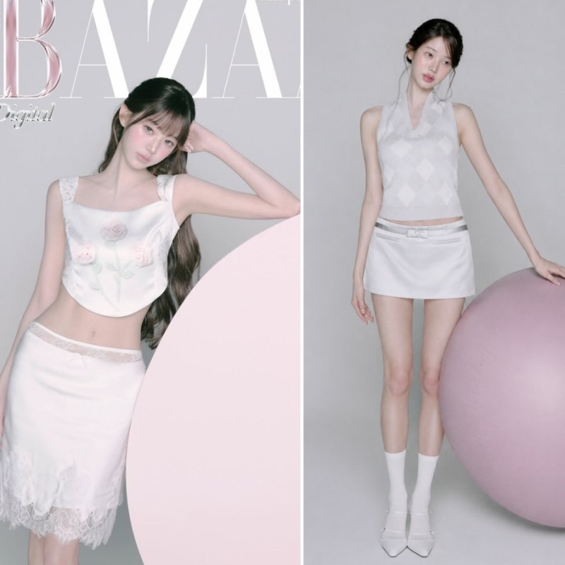 Jang Won-young X Hapa Kristin: Bazaar Digital Cover Shoot Styling and Outfit Information!