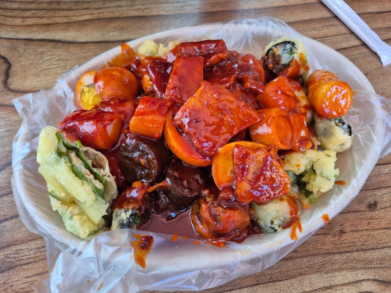 [강원도/강릉] 강릉 중앙시장 근처 맛집 여고시절카레떡볶이, 카레 좋아해서 더 만족한 후기