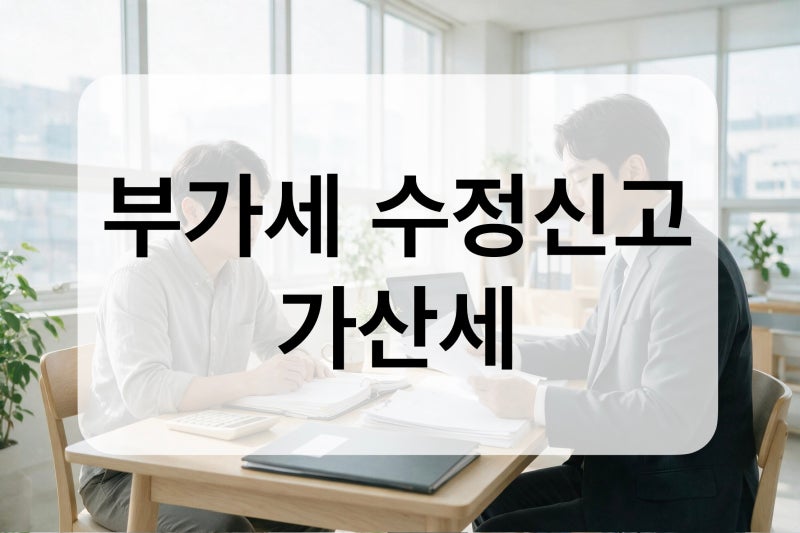 부가세 수정신고 가산세, 매출 누락을 발견했다면 무엇부터 확인할까요?