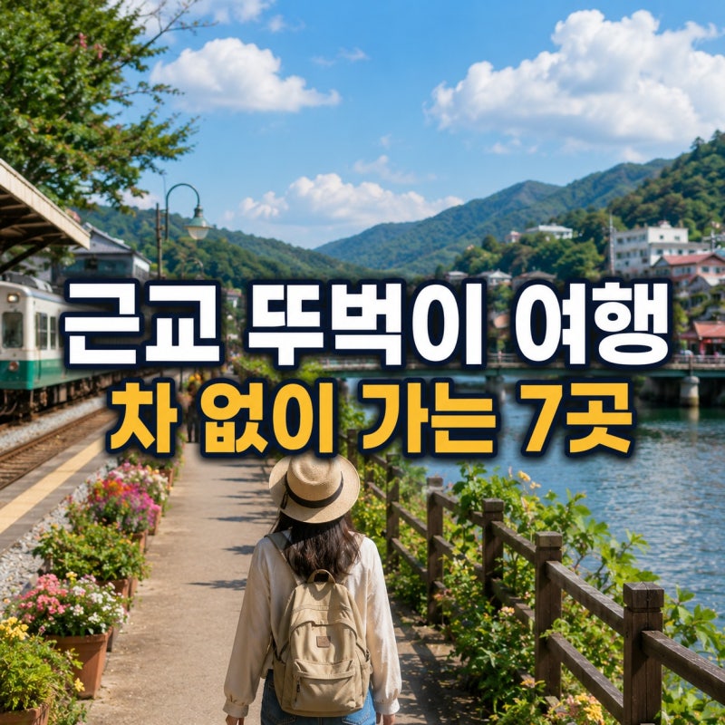 서울 근교 뚜벅이 당일치기 여행｜차 없이 대중교통으로 가는 곳 7곳