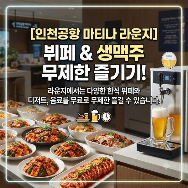 인천공항 라운지 무료 이용? 5만 원 아끼는 '이 카드'가 정답!