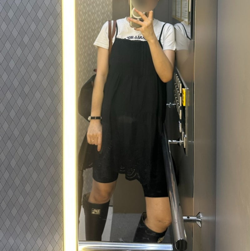 지그재그 임신 후기 임부복 뷔스티에 강추 :)