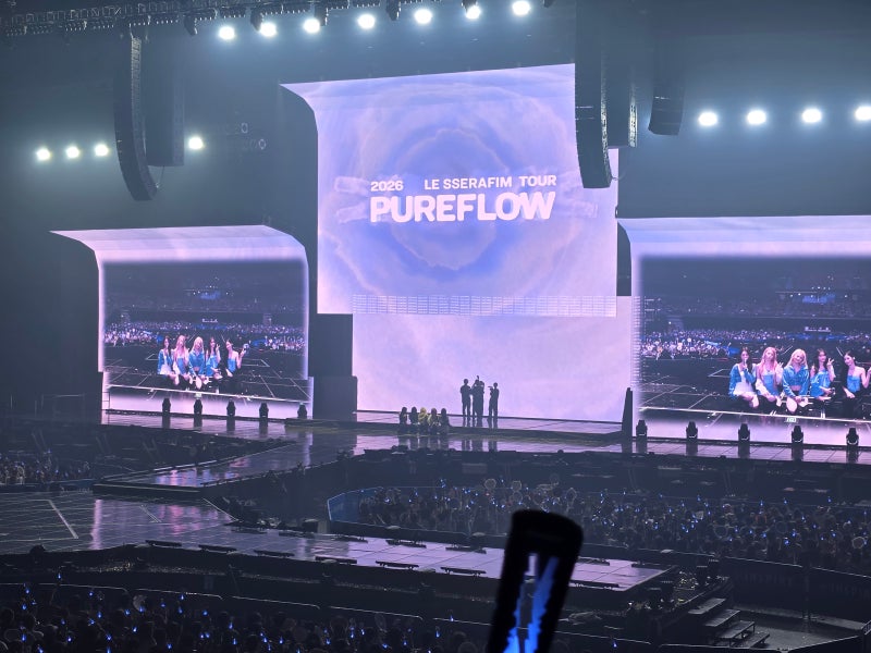 Review: 2026 LE SSERAFIM TOUR PUREFLOW IN INCHEON Concert | Inspire Arena Section 206, Row E View