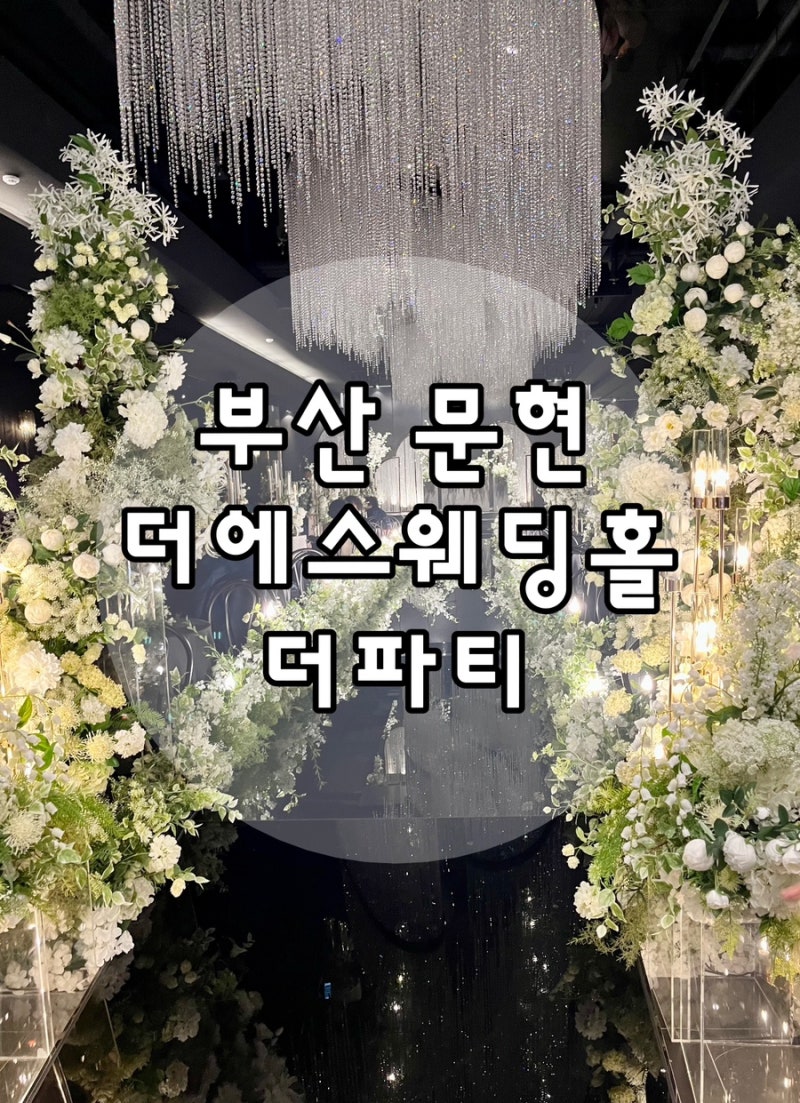 부산 문현 더에스웨딩홀 결혼식 하객 후기 더파티 뷔페까지 만족