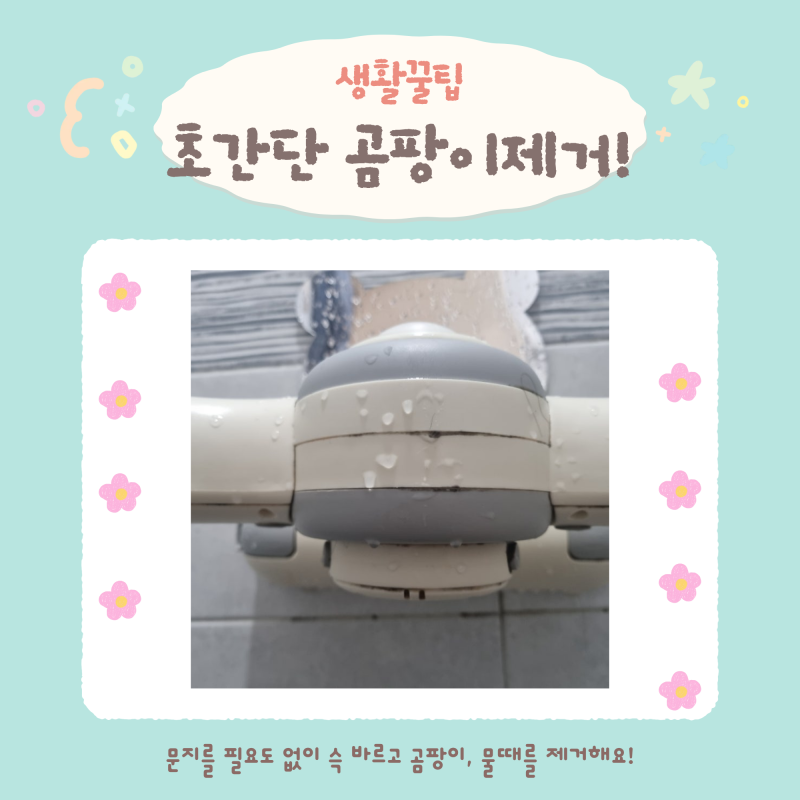 아기있는 화장실 베란다 곰팡이 | 초간단 샤워핸들 물 때 제거, 집에서 쉽게 하는 욕실 청소....