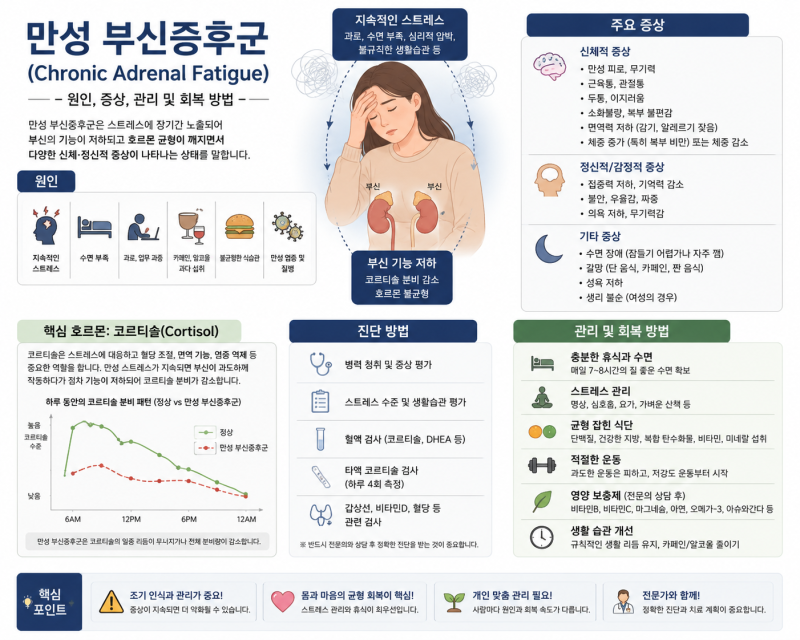 만성부신증후군, 왜 생기고 어떻게 관리할까?
