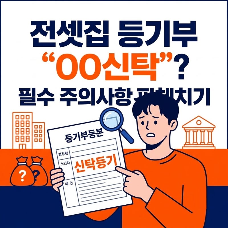 부동산 신탁 뜻 종류 등기부등본에 신탁등기 적혀있다면 주의사항 알아두기