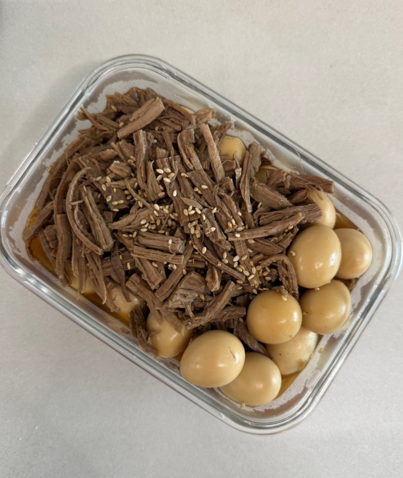 짜지않고 부드러운 소고기 메추리알 장조림 레시피 유아식/아이반찬