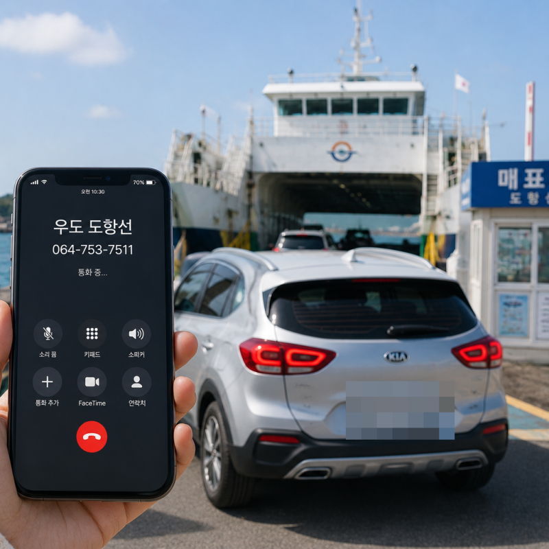 2026 우도 차량승선 조건 총정리 렌터카도 가져갈 수 있을까?