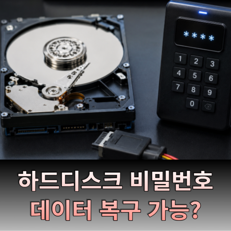 하드디스크 비밀번호(ATA Password) 잠금 문제, 데이터 복구가 가능할까?