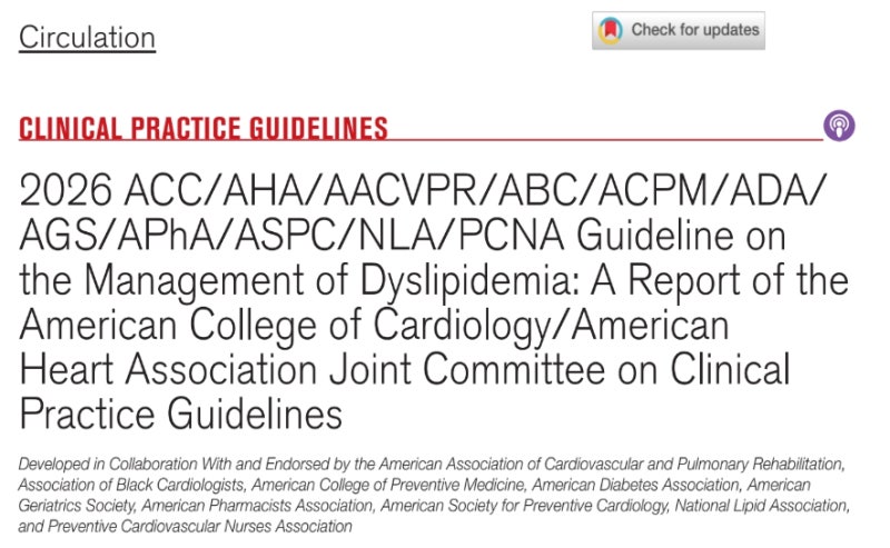 2026 ACC/AHA 이상지질혈증 진료지침 종합정리: LDL-C 목표치의 부활, PREVENT 도입, 그리고 진료 현....