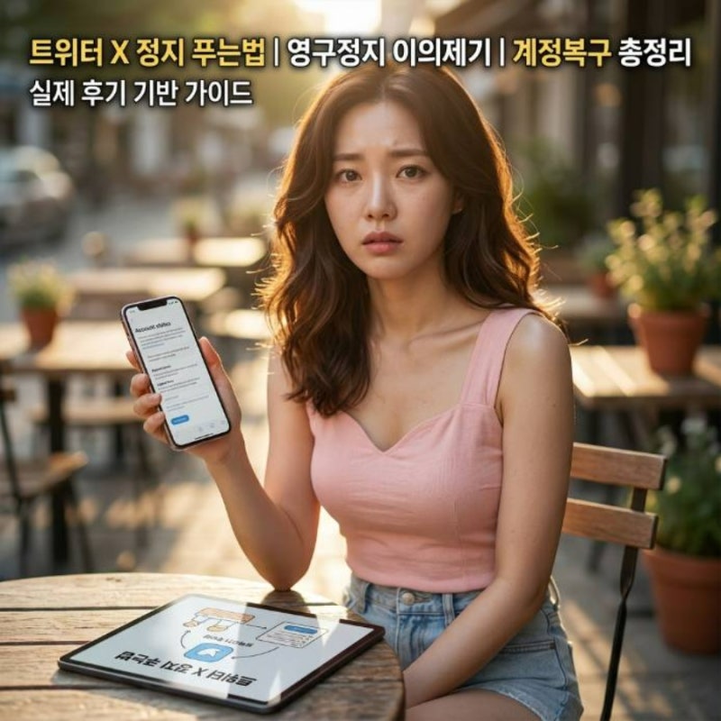 트위터 X 정지 푸는법 영구정지 이의제기 계정복구 총정리