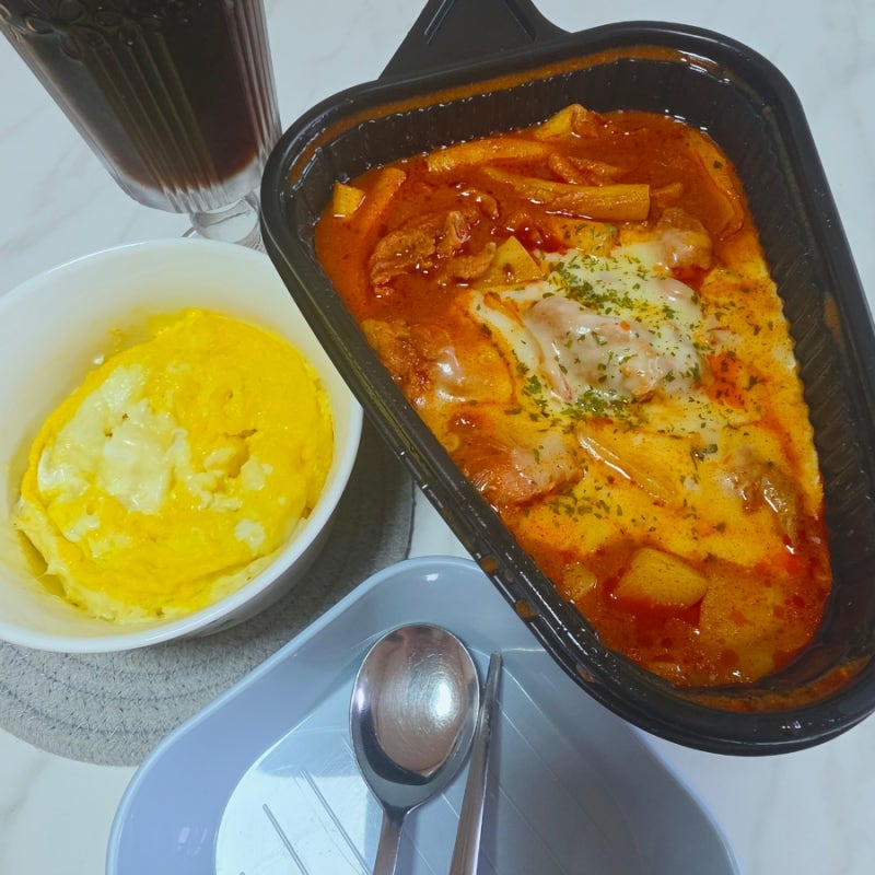 신전떡볶이 신메뉴 맵닭 맵기정도 가격 메뉴 배달후기