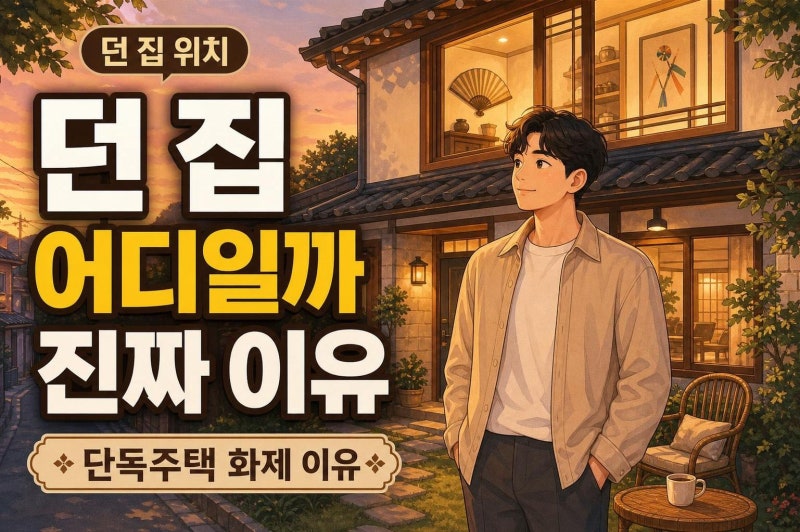 던 집 위치 궁금했다면 꼭 확인할 3가지, 나혼산 단독주택이 화제 된 진짜 이유