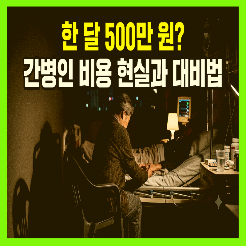 간병인 비용, 도대체 얼마를 준비해야 할까? (현실 시세, 케어네이션,30대,50대 보험 추천)