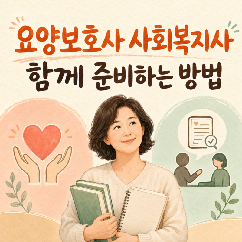 요양보호사 사회복지사 차이, 고졸 취득방법까지 정리
