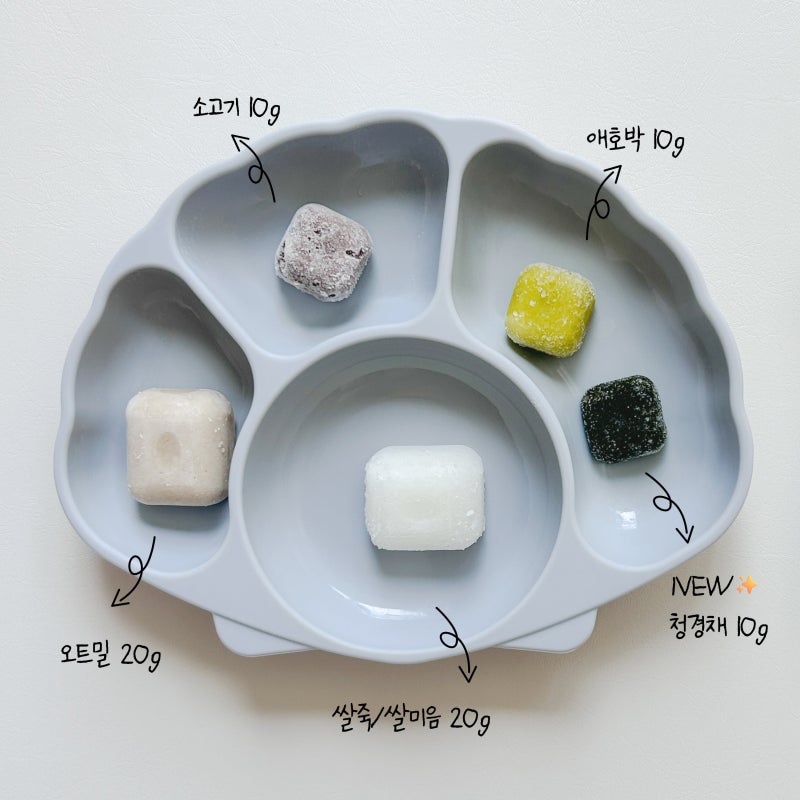 [초기 이유식] 베이비 무브로 청경채 이유식 큐브 만들기 레시피