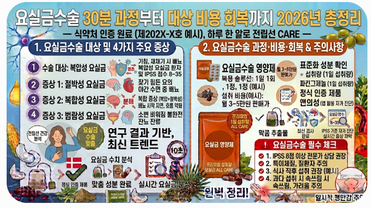 요실금수술 30분 과정부터 대상 비용 회복까지 2026년 총정리