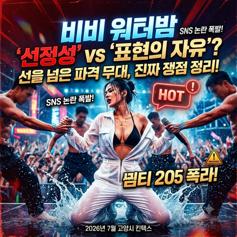 비비 워터밤 논란, 진짜 쟁점은?