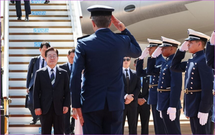 이재명 대통령 <b>브라질</b> C-390 시찰과 <b>한·브라질</b> 항공협력 확대