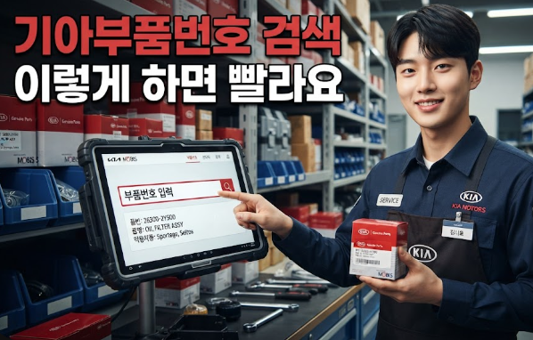 기아부품번호 검색, 이렇게 하면 빨라요