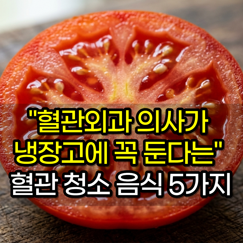 "혈관외과 의사가 냉장고에 꼭 둔다는" 혈관 청소 음식 5가지