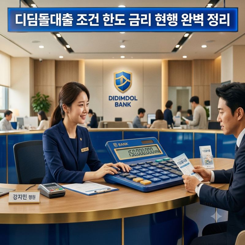 디딤돌대출 조건 한도 금리 시중은행과 뭐가 다를까