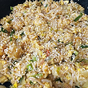 게살 계란 볶음밥
