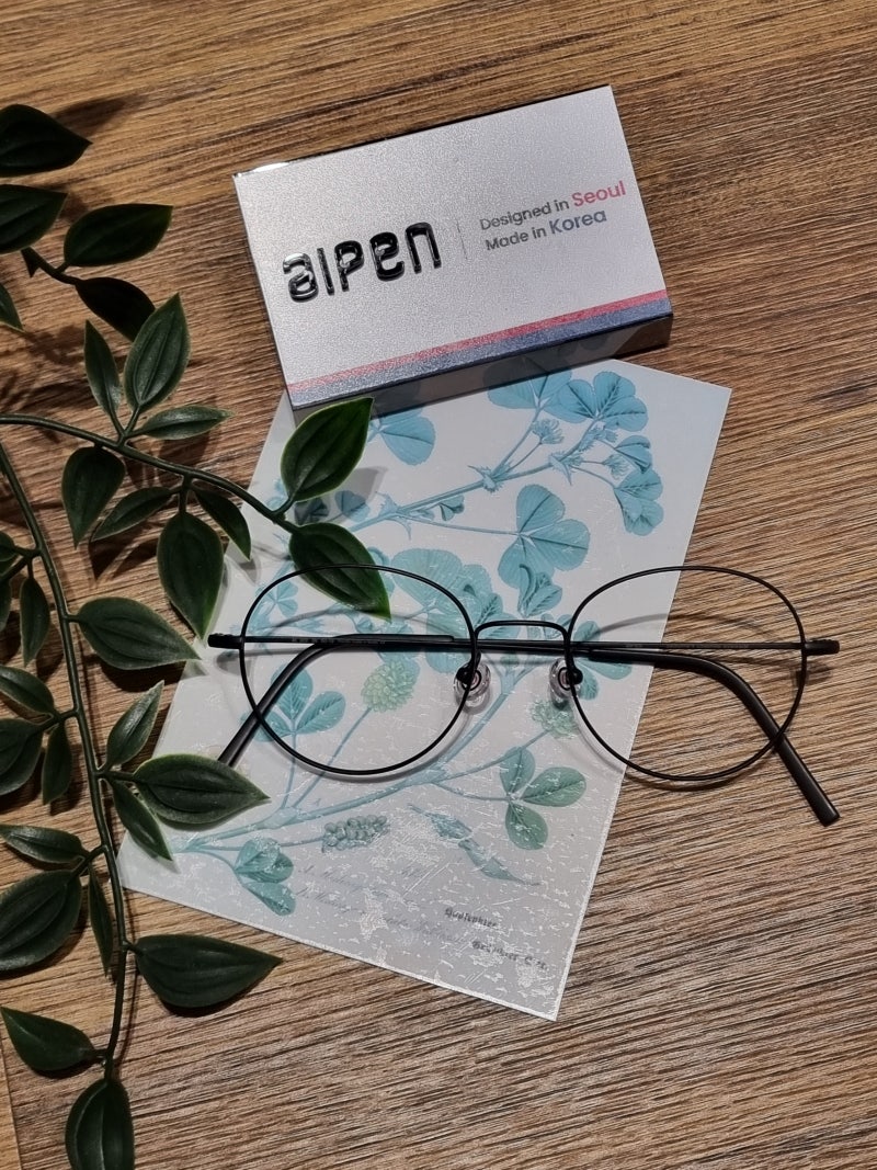 울산 알펜 -alpen- 클래식한 동그리 티타늄 안경 박정민 안경[사나의 냉터뷰] AL302
