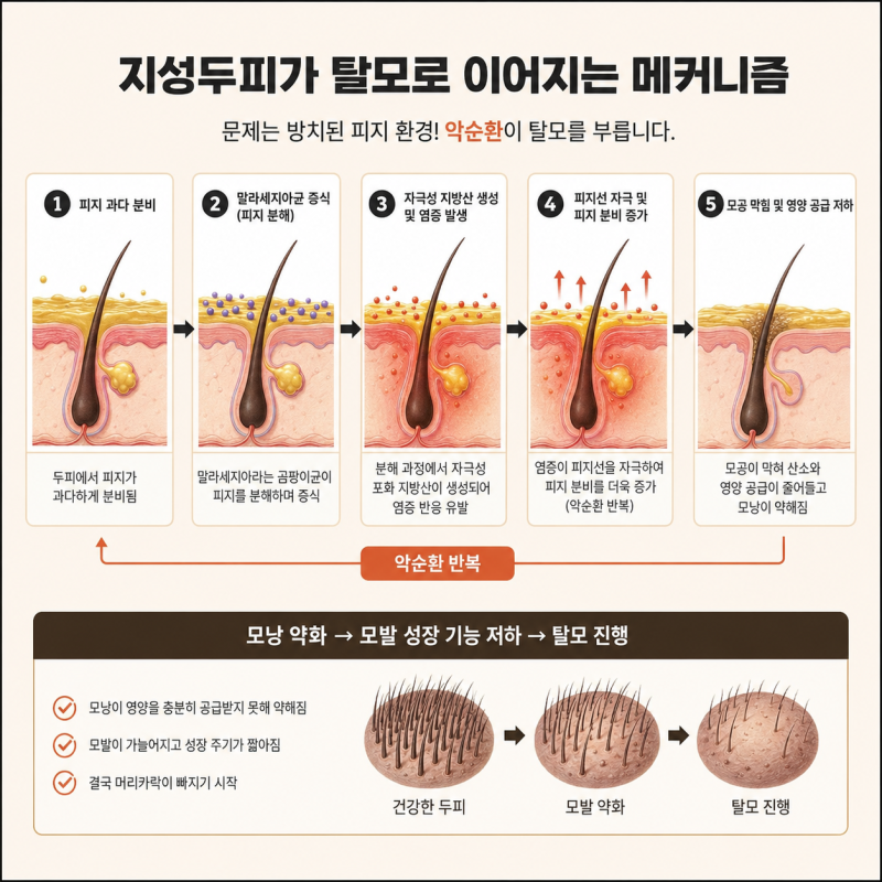 지성두피 탈모샴푸 선택법 골든타임 놓치지 않는 방법