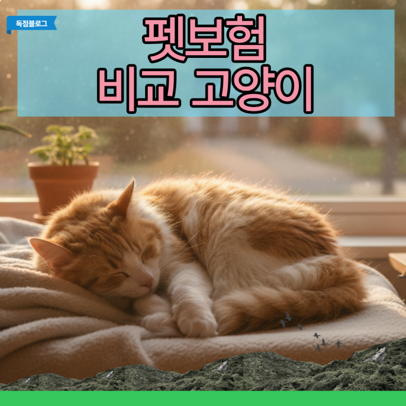 펫보험 비교 고양이 집사가 파헤친 메리츠·DB·삼성 3사 보장 빈틈