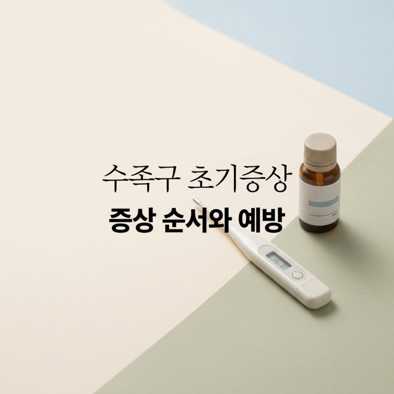 수족구 초기증상 아기 구내염 차이와 격리 기간 및 예방 가이드
