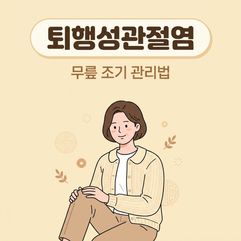 무릎 고관절 퇴행성관절염 증상 원인 운동 치료 스트레칭