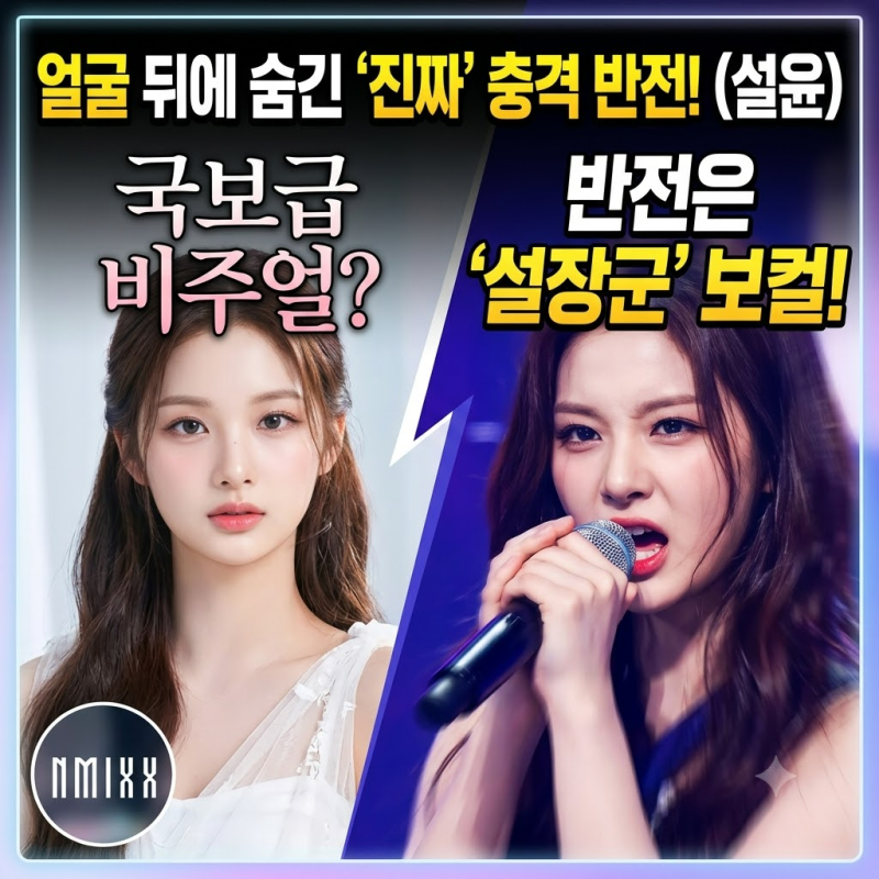 엔믹스 설윤, 얼굴 뒤에 숨은 반전