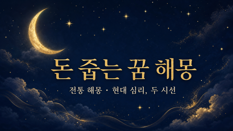 돈 줍는 꿈, 액수·장소·기분에 따라 갈리는 의미
