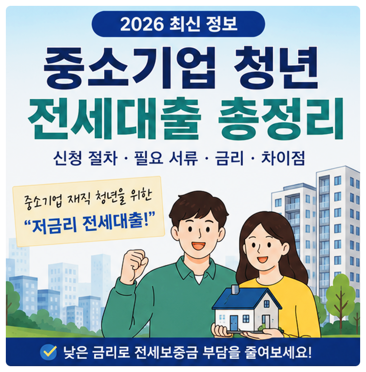 중소기업청년전세대출 신청 조건·금리·필요 서류 완벽 가이드